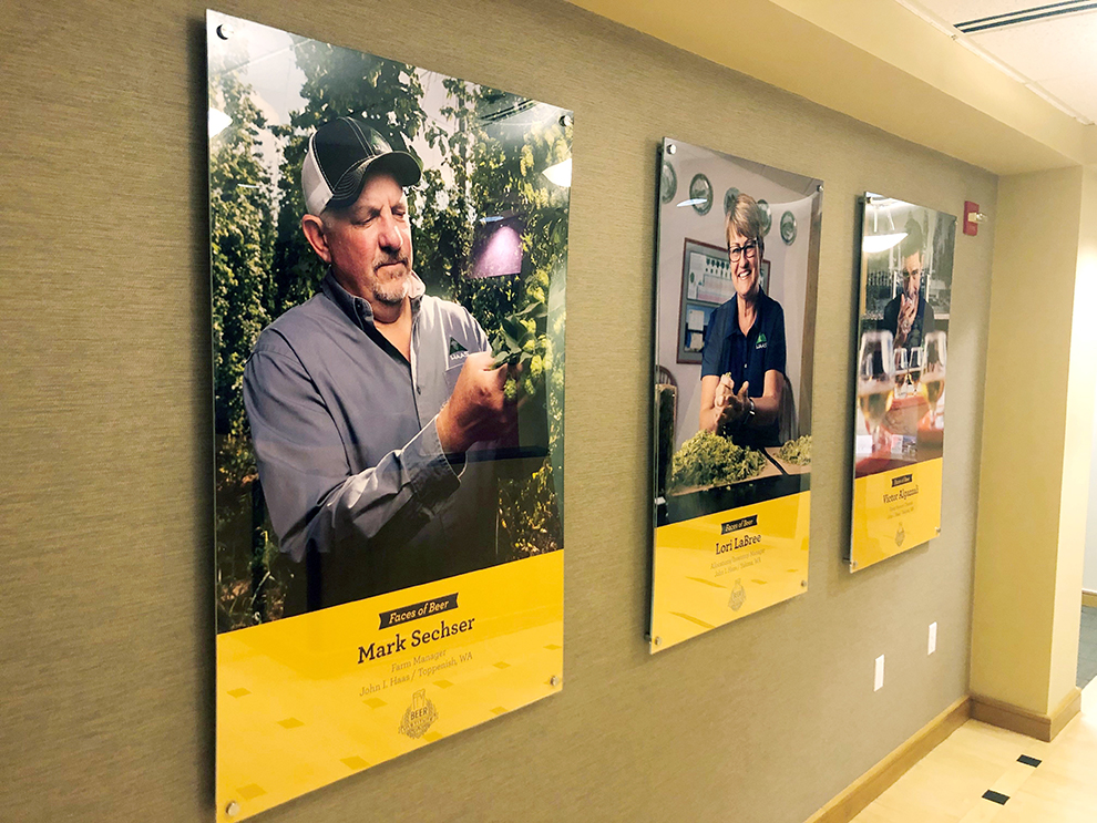 Acrylic Signs in Atlanta, GA designed and installed using Plexiglass for custom interior displays