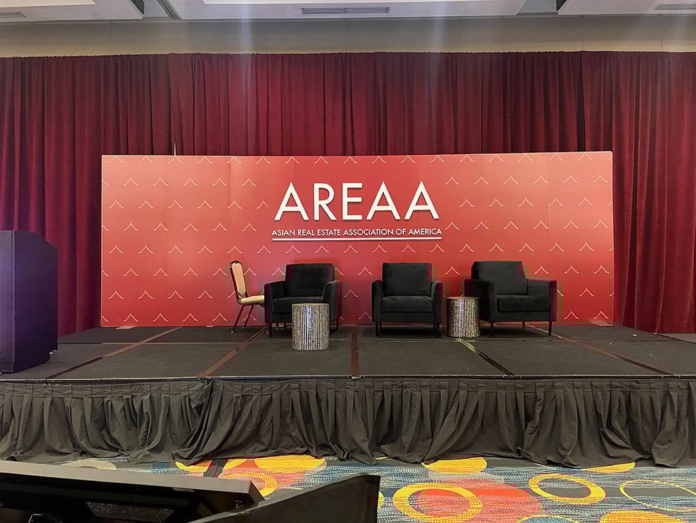 beMatrix modular displays with printed panels for events in Raleigh, NC