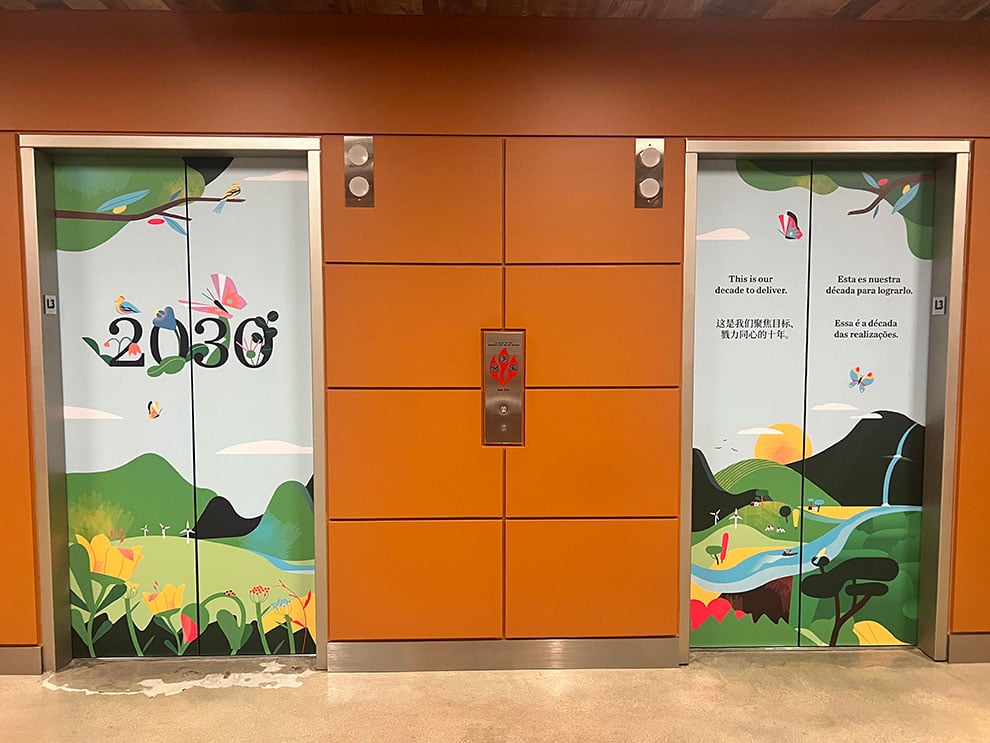 Elevator Wraps in Cary, NC