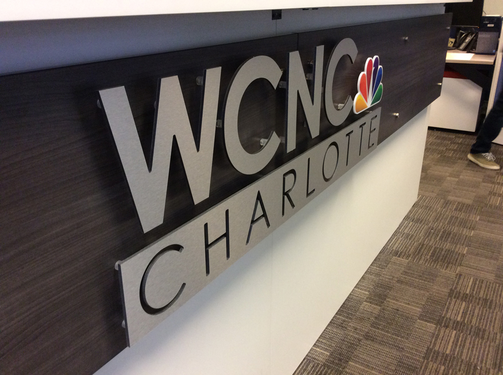 Standoff Mounted Signage in Morrisville, NC