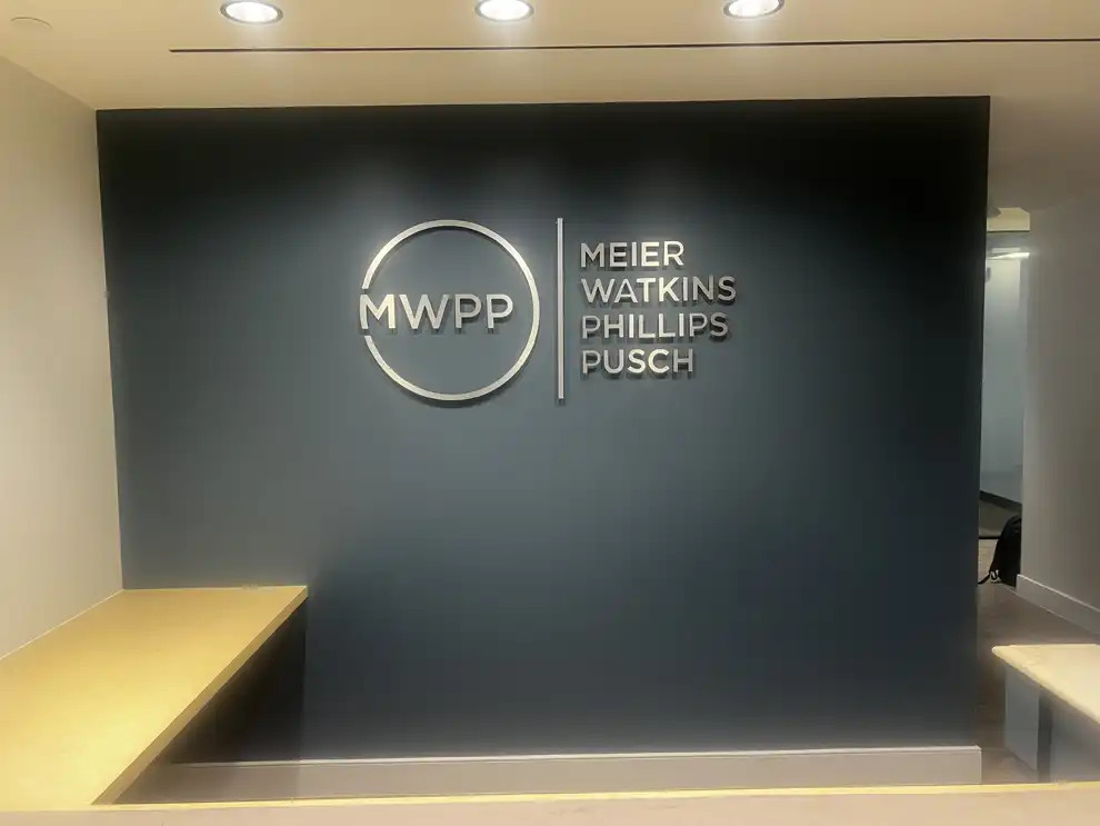 Dimensional Letters in Atlanta, GA designed and installed with custom logos for workplace branding