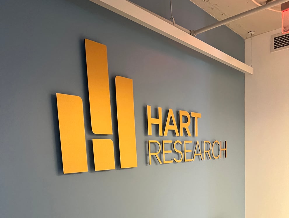 Dimensional Letters in Burlington, NC designed and installed for business interior branding