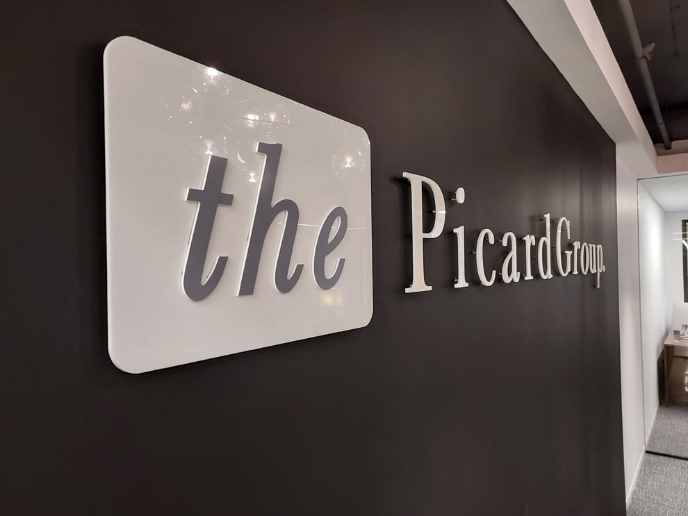 Dimensional Letters in Decatur, GA designed and installed for custom office signage