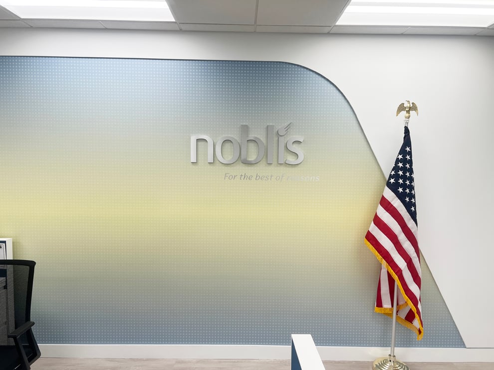 Dimensional Letters in Decatur, GA designed and installed for branded wall logos and nameplates