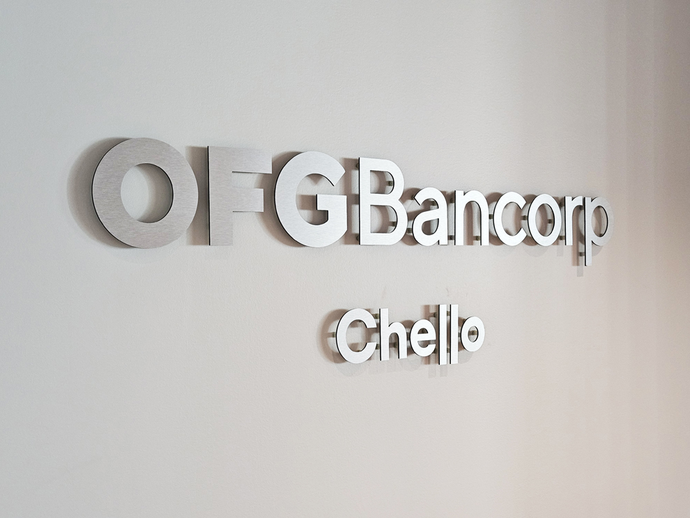 Dimensional Letters in Durham, NC designed and installed with custom logos for workplace branding