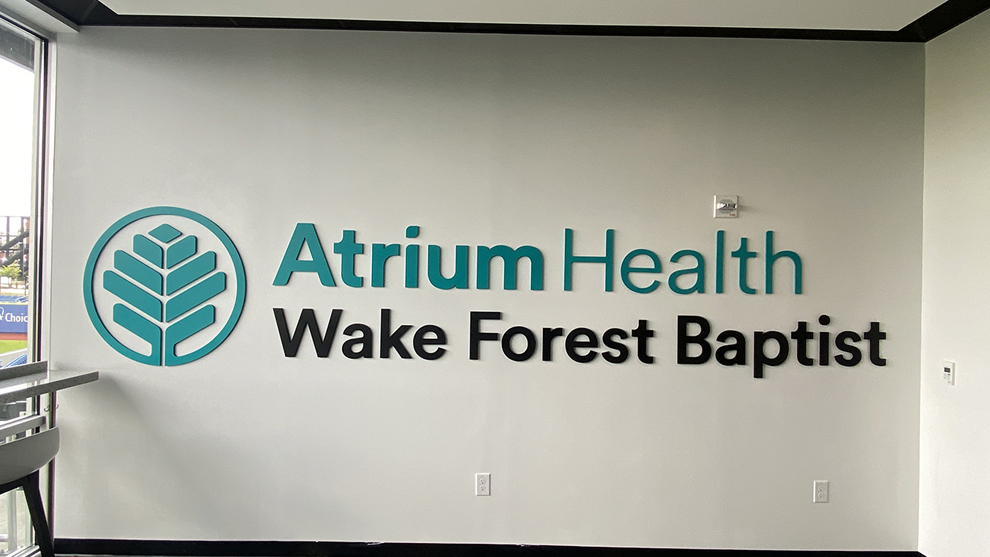 Dimensional Letters in Durham, NC designed and installed for company wall branding and culture displays