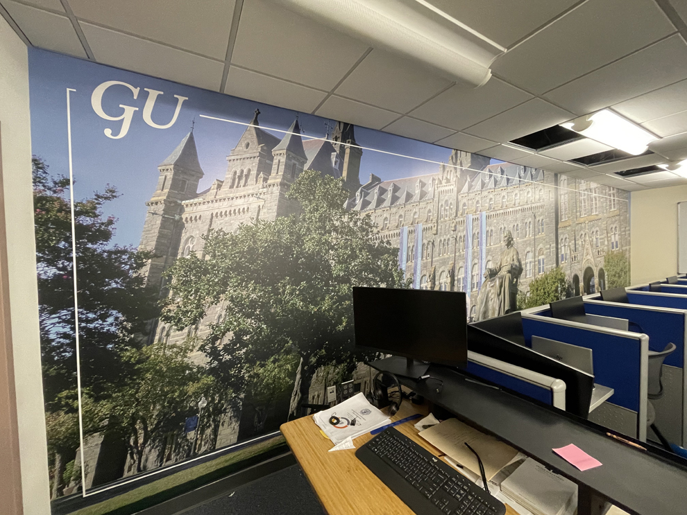 School wall graphics and educational signage in Durham NC