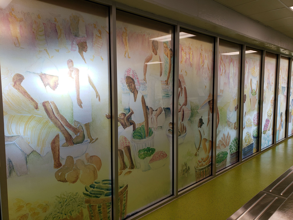 Custom wall displays for classrooms and educational spaces Durham NC