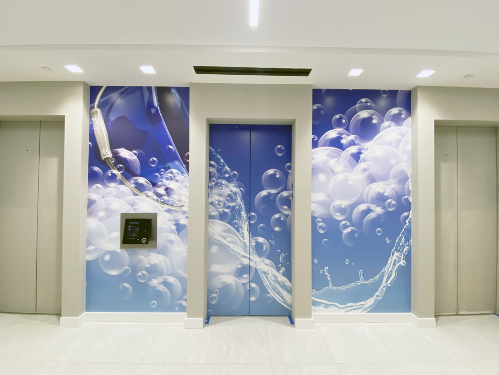 Elevator Door Wraps in Atlanta, GA