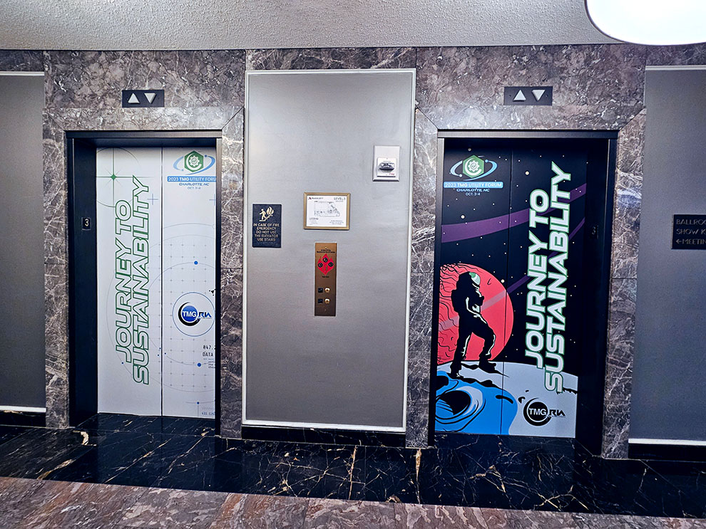 Elevator Wraps in Greenville, SC