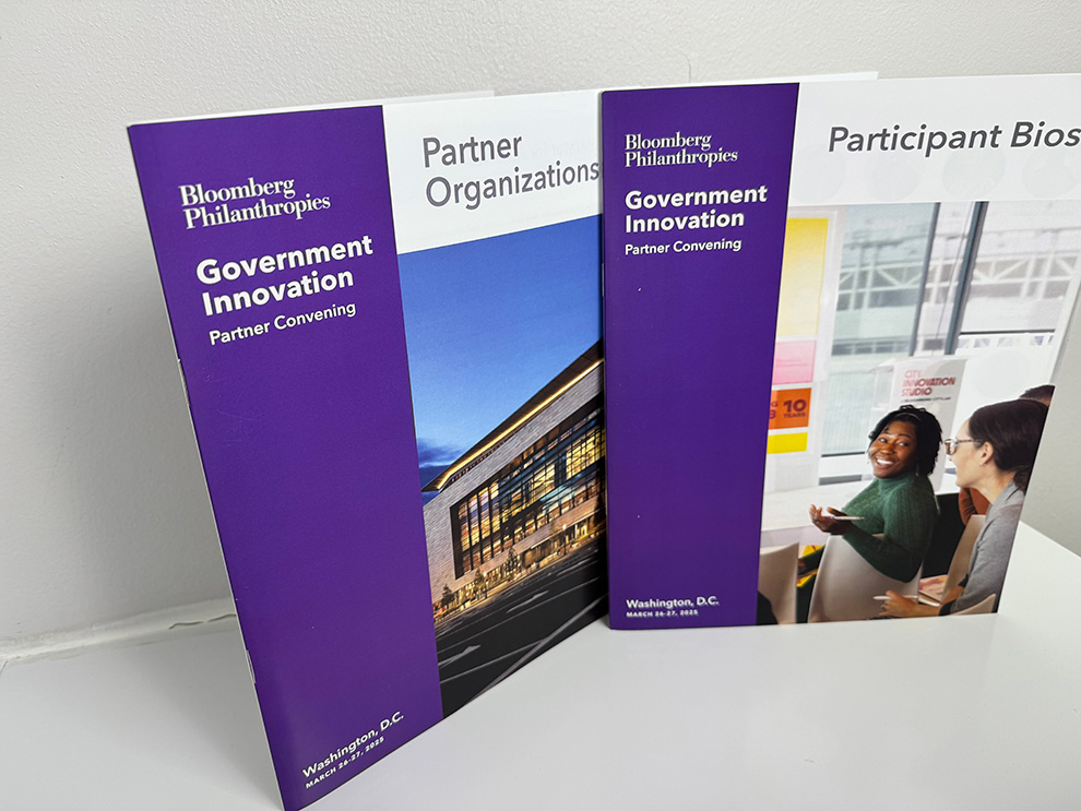 Event Programs Greensboro, NC printed and produced as professional program booklets for corporate meetings