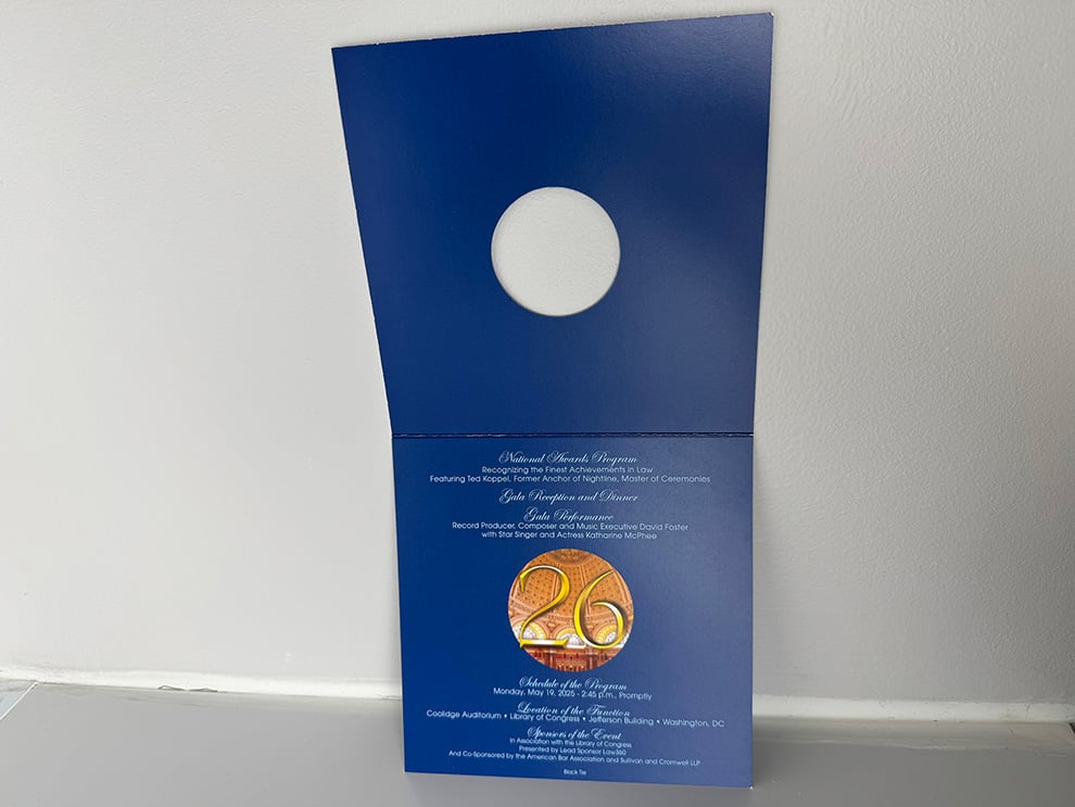 Event Programs Raleigh, NC printed and produced for registration packets and conference materials