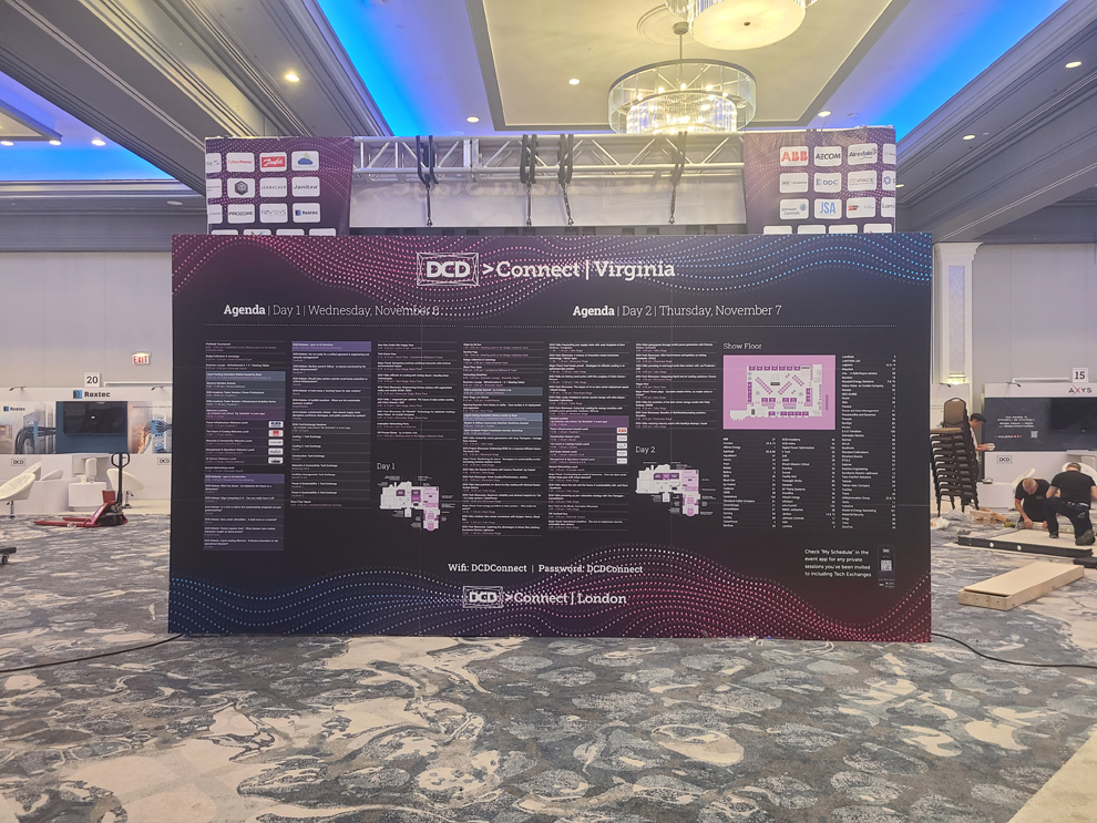 Event signs with modular displays and branded graphics in Durham, NC