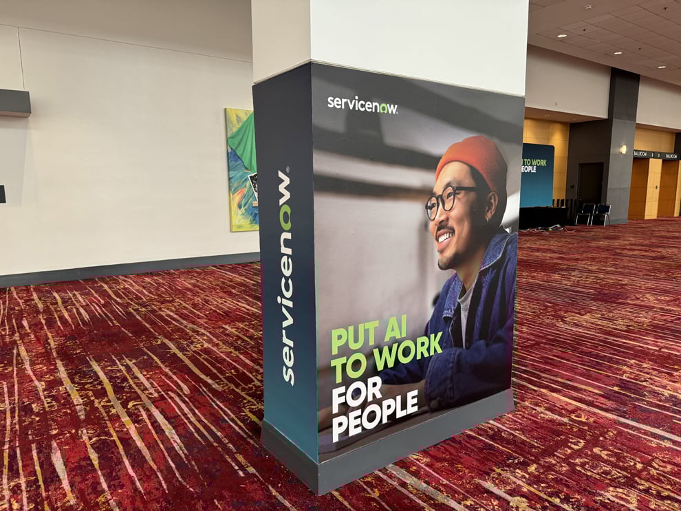 Custom event signage with wall graphics in Greenville, SC