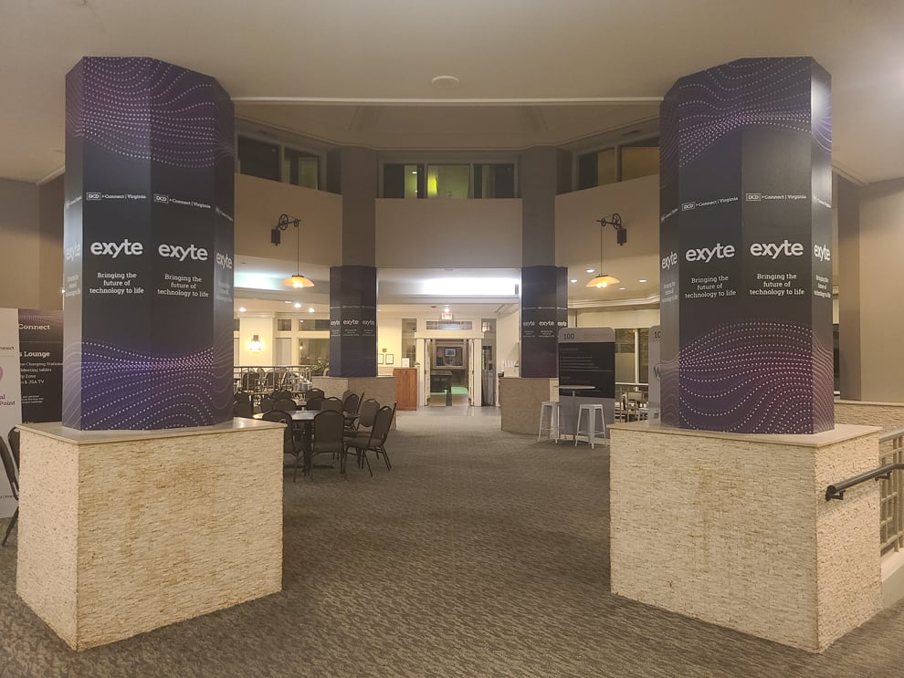 Event signage and branded displays for business meetings in Greenville, SC