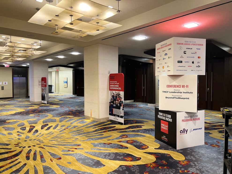 Event signs and branded wall displays in Greenville, SC