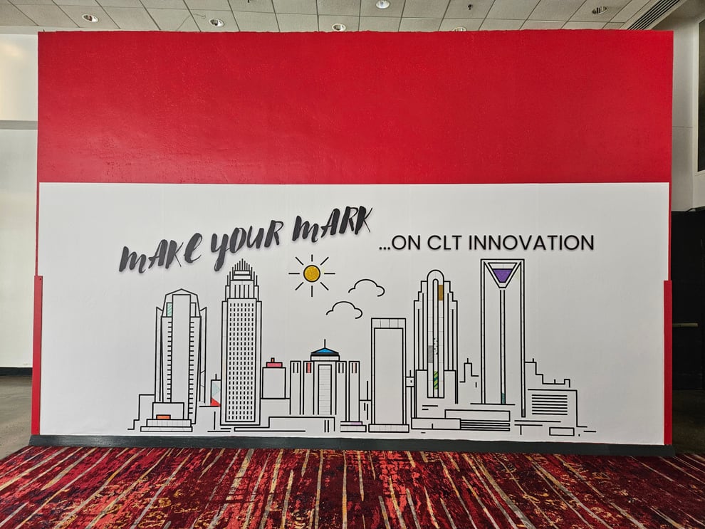 Event signs and graphics installed for conferences in Greenville, SC