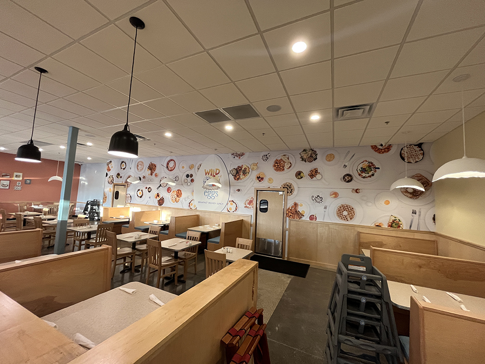 Experiential Graphics in Raleigh, NC designed and installed for company branding and team areas