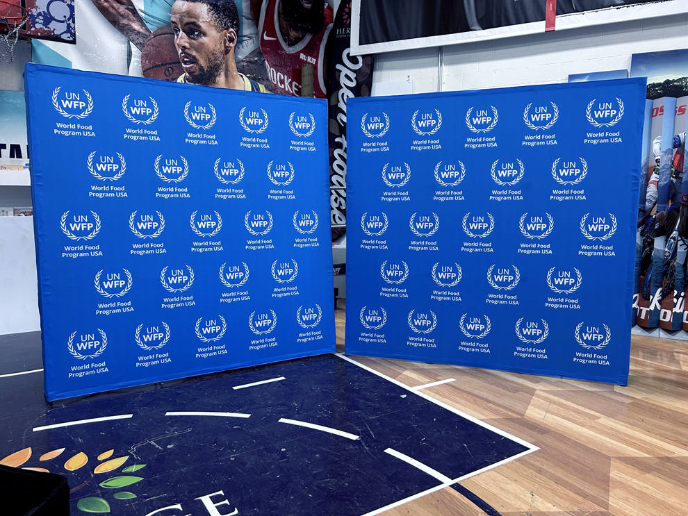 Fabric backdrops and event displays for conventions in Orlando, FL