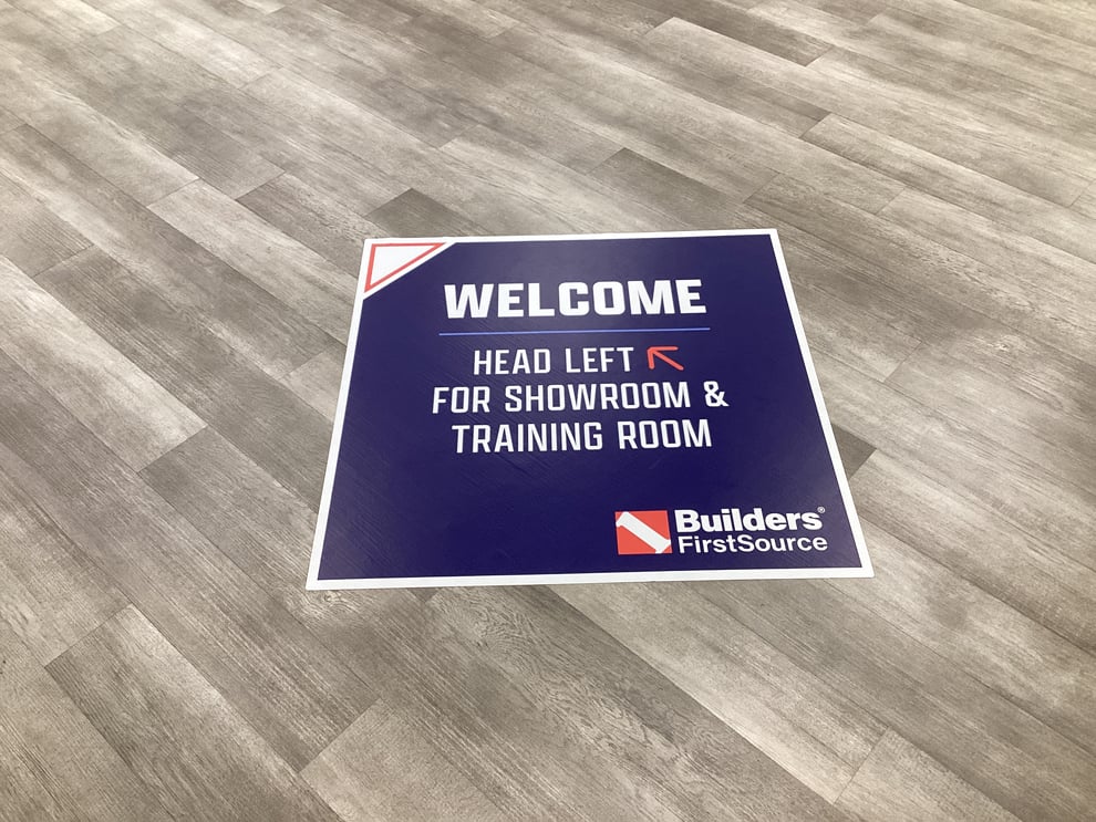 Floor Graphics in Durham, NC