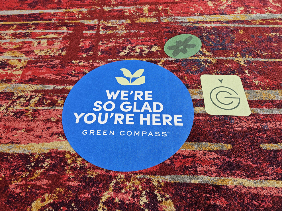Floor Graphics in Greenville, SC