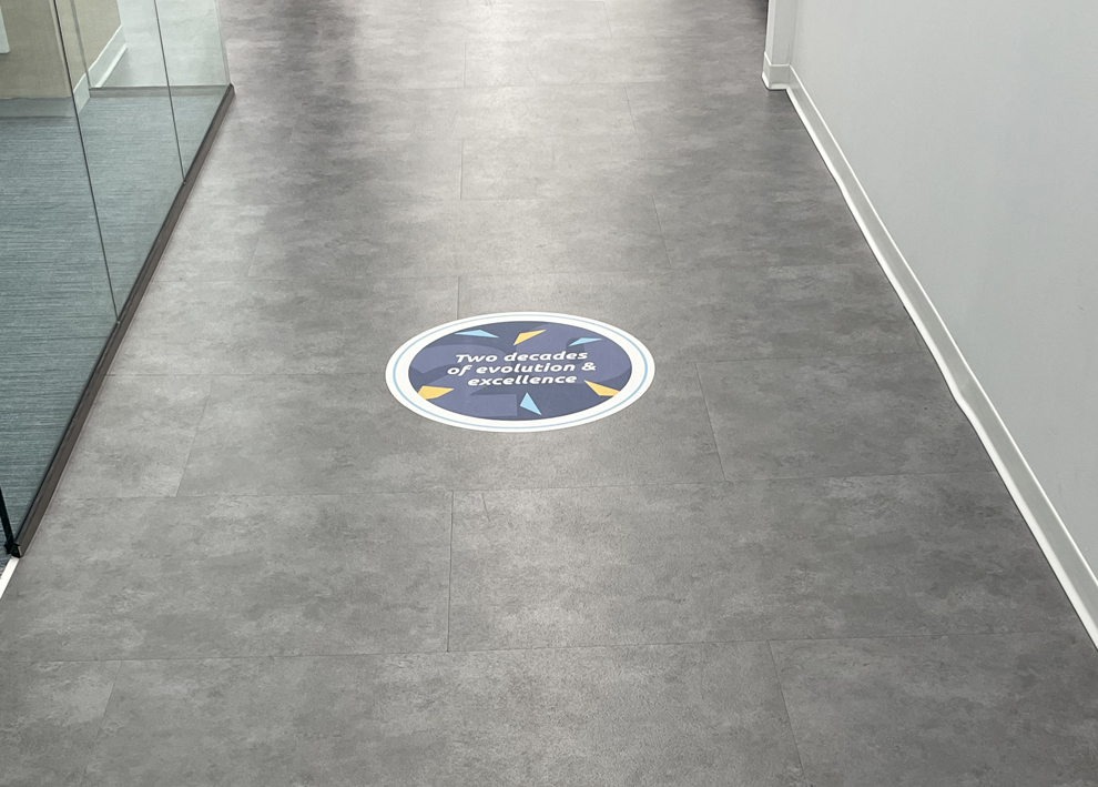 Floor Graphics in Norfolk, VA