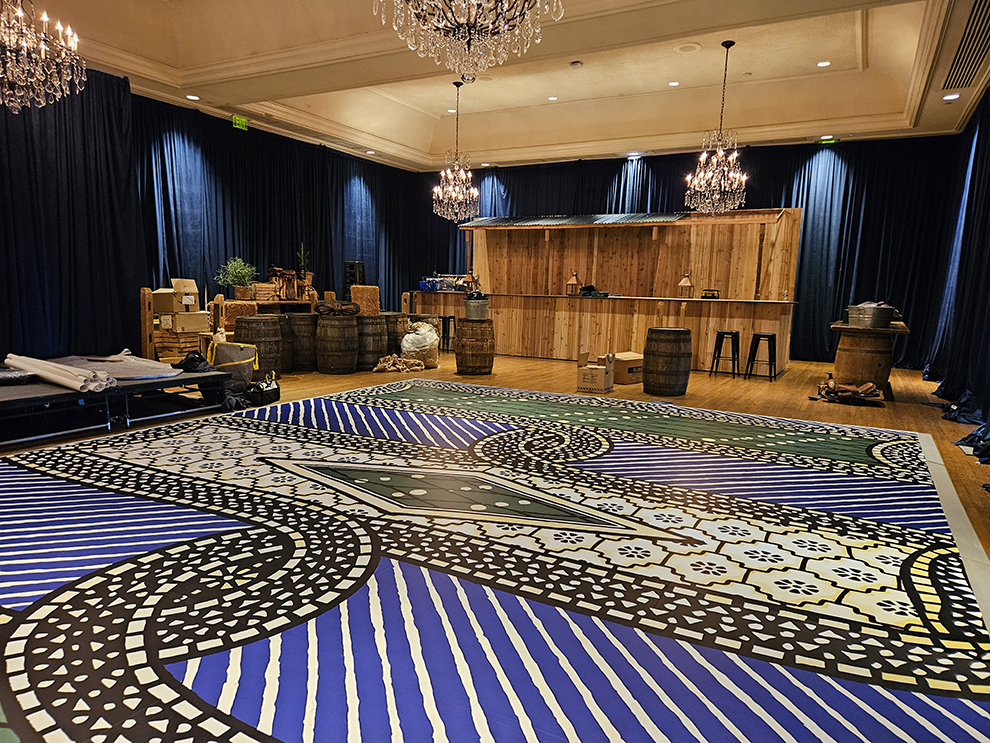 Floor Graphics in Cary, NC designed and installed for workplace interiors and event environments