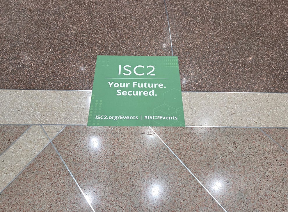 Floor Graphics in Raleigh, NC designed and installed for trade show and conference environments