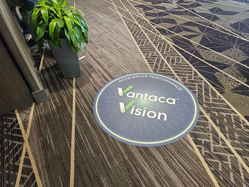 Floor Graphics in Raleigh, NC designed and installed for corporate offices and event venues