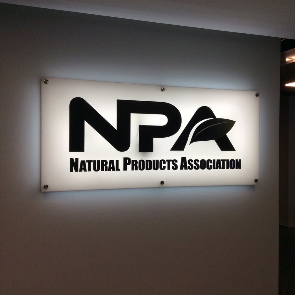 LED Backlit Signs in Cary, NC designed and installed for office interiors and conference rooms