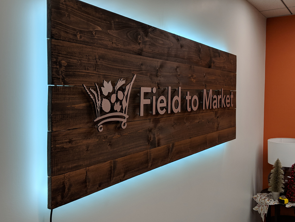 LED Backlit Signs in Columbia, SC designed and installed for brand enhancement and lobby interiors