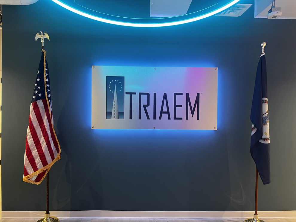 LED Backlit Signs in High Point, NC designed and installed for corporate office branding