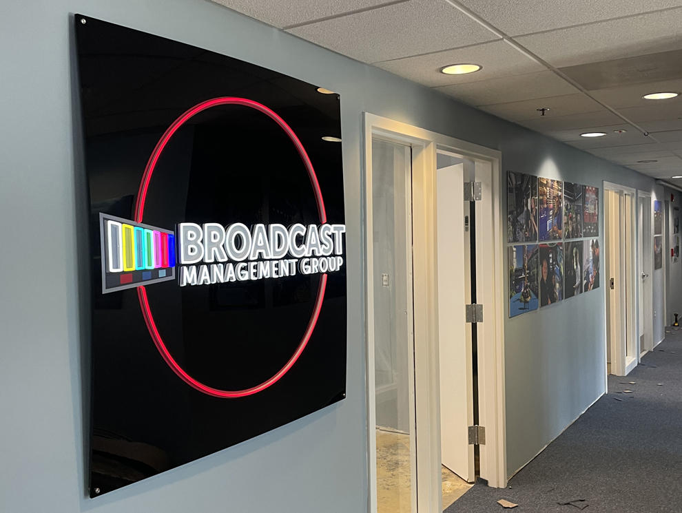 LED Backlit Signs in High Point, NC designed and installed with custom illuminated lettering for offices