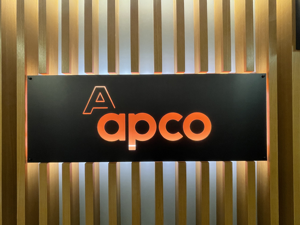 LED Backlit Signs in Raleigh, NC designed and installed for modern workplace interiors