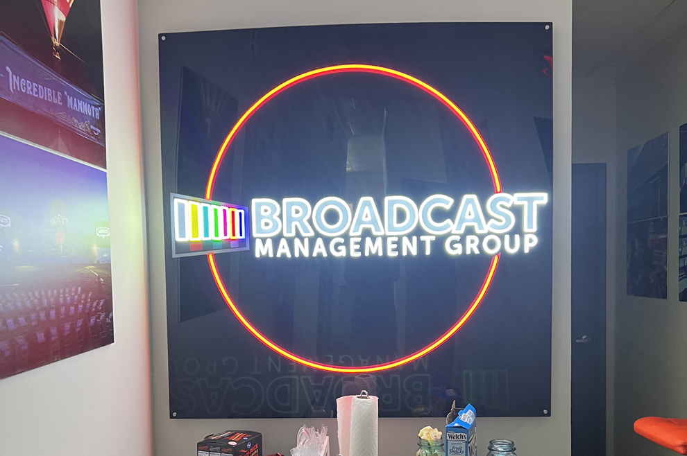 LED Backlit Signs in Winston-Salem, NC designed and installed for lobbies and office reception areas