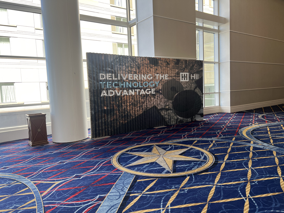 Branded lenticular wall displays for office interiors in Norfolk, VA