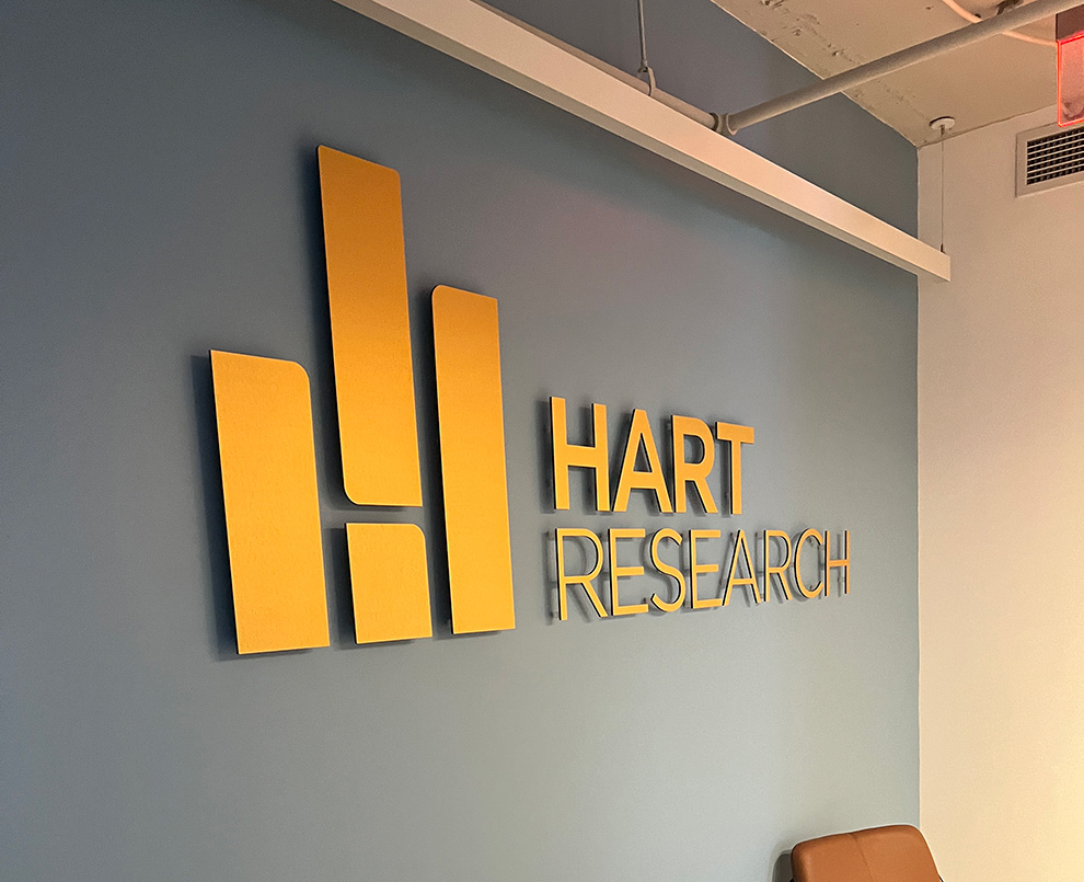 Lobby Signs Atlanta GA designed and installed as acrylic panel lobby signage for office interiors