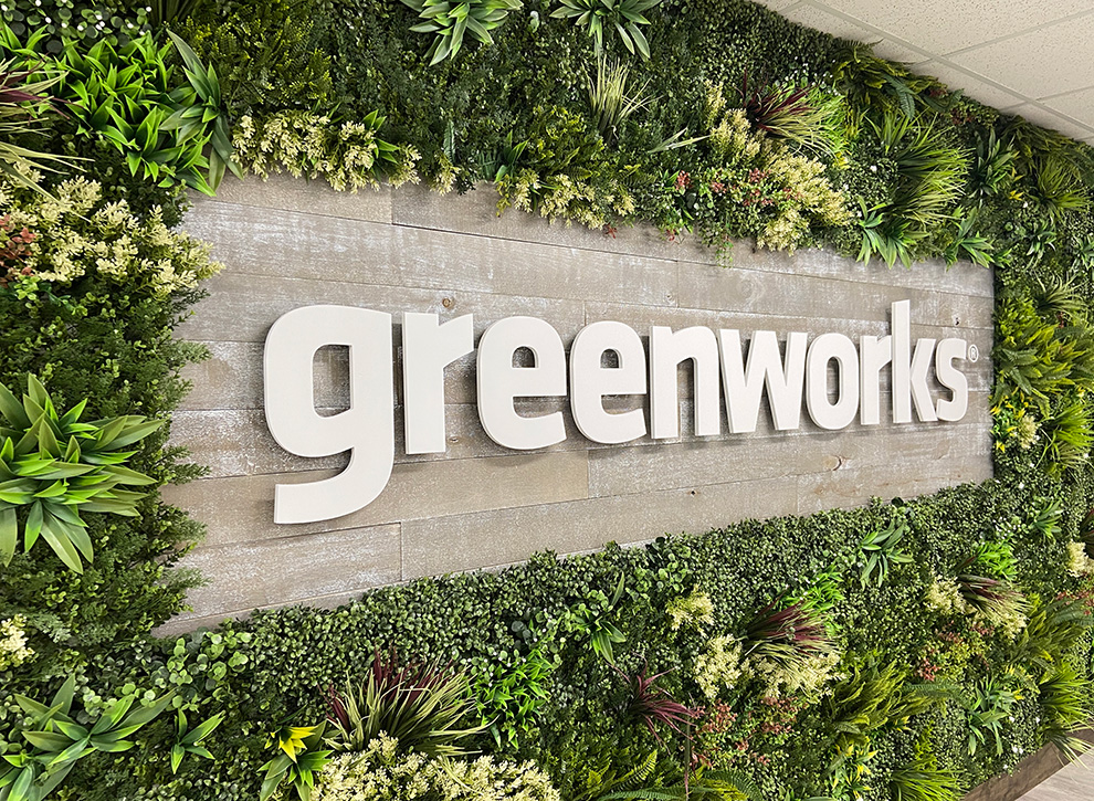 Lobby Signs Greenville SC designed and installed to elevate office lobby spaces and company culture