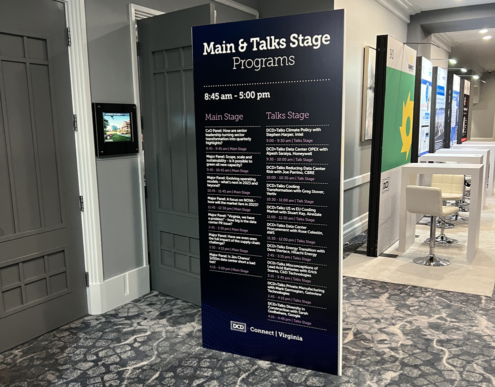 Custom event meter boards and directional signage Burlington, NC