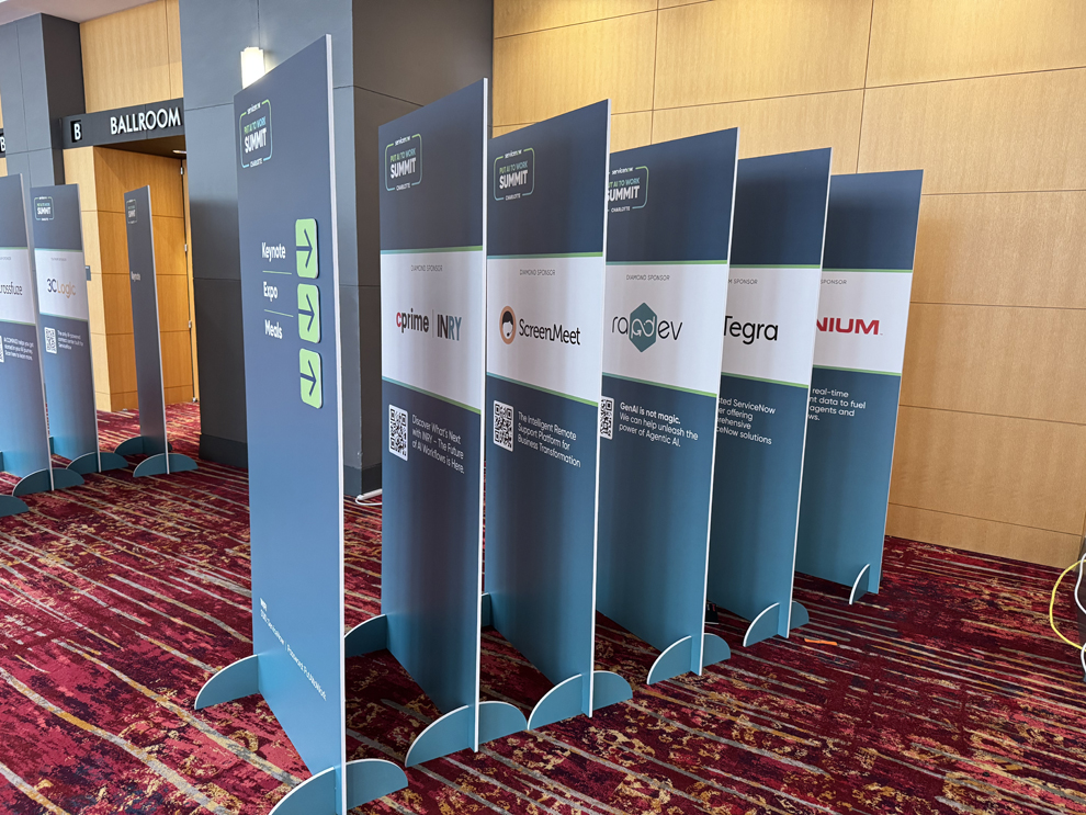 Custom meter boards and event displays for conference venues Greensboro, NC