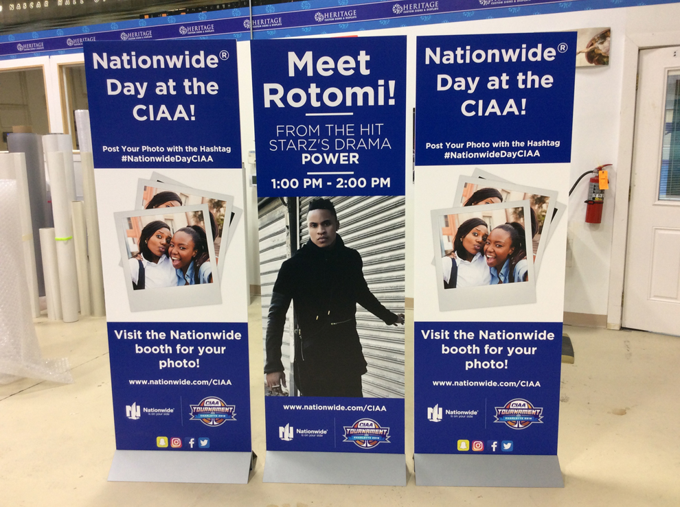 Conference meter boards with custom branding Greensboro, NC