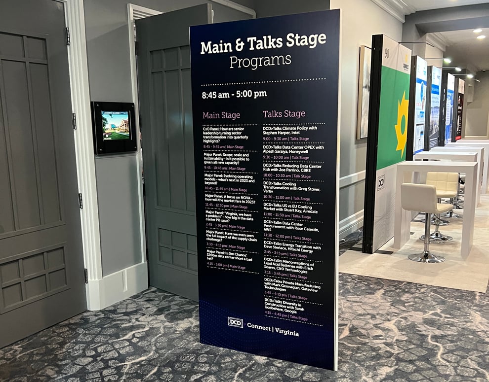 Custom event meter boards and directional signage Raleigh, NC