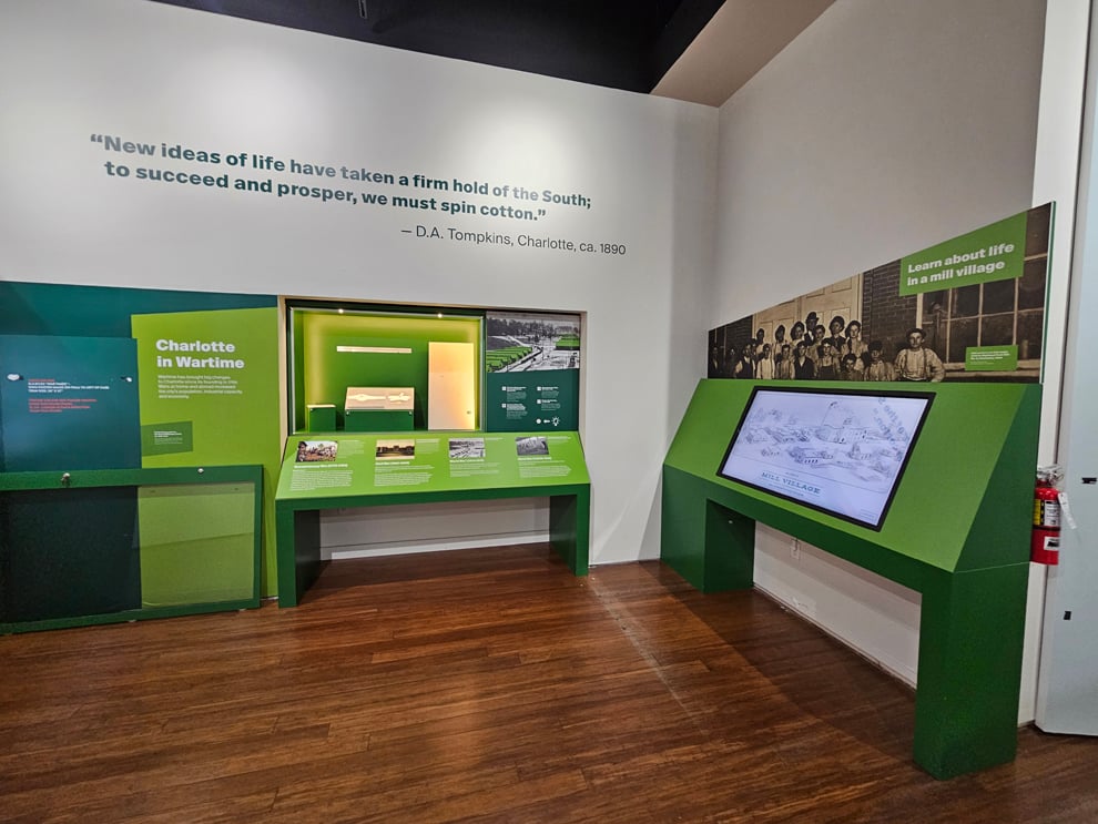 Museum exhibit displays and wall graphics for cultural institutions Raleigh, NC