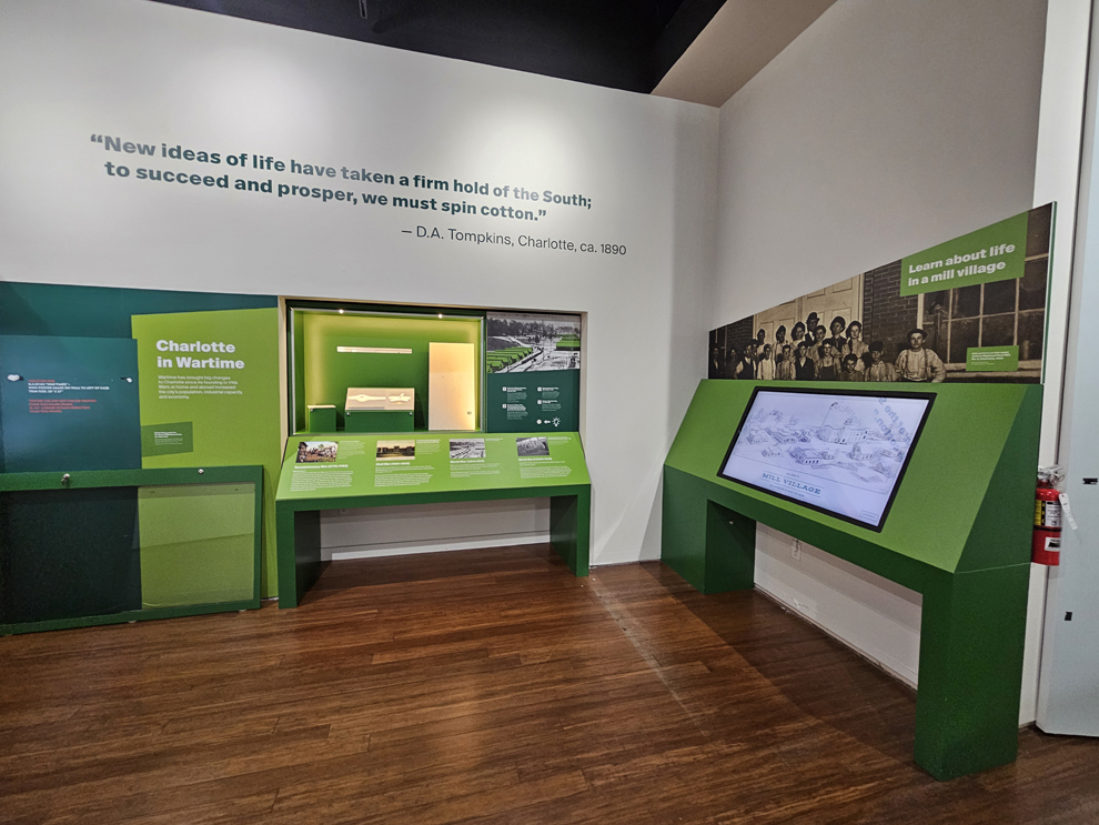 Museum exhibit displays and wall graphics for cultural institutions Greensboro, NC