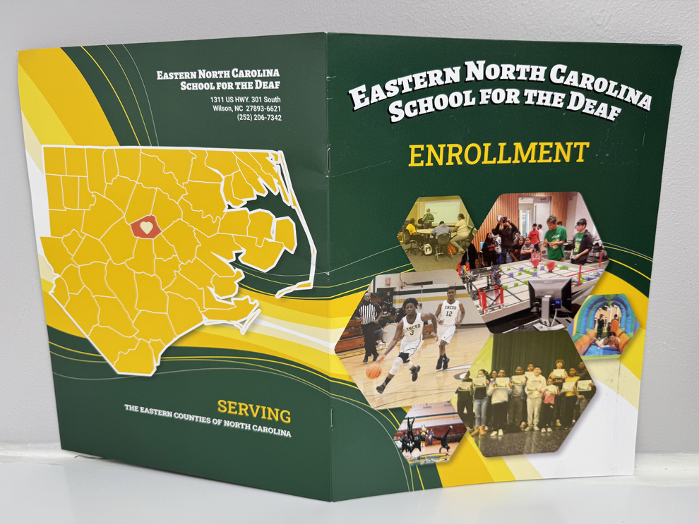Presentation Folders in Raleigh, NC designed and printed to organize brochures and marketing sheets