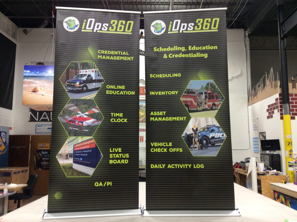 Branded retractable banner stand for business promotion Virginia Beach, VA