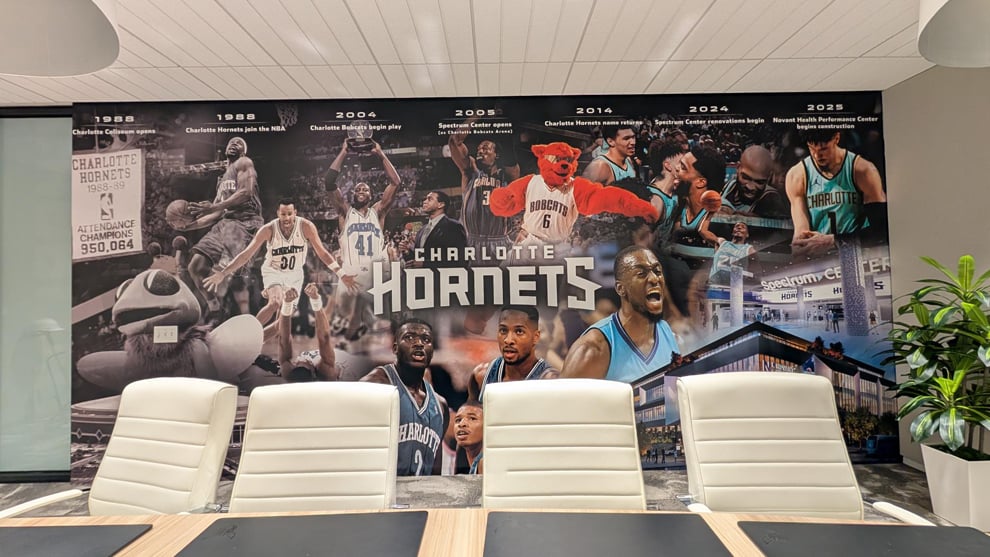 Sports facility signage and custom displays in Greensboro, NC