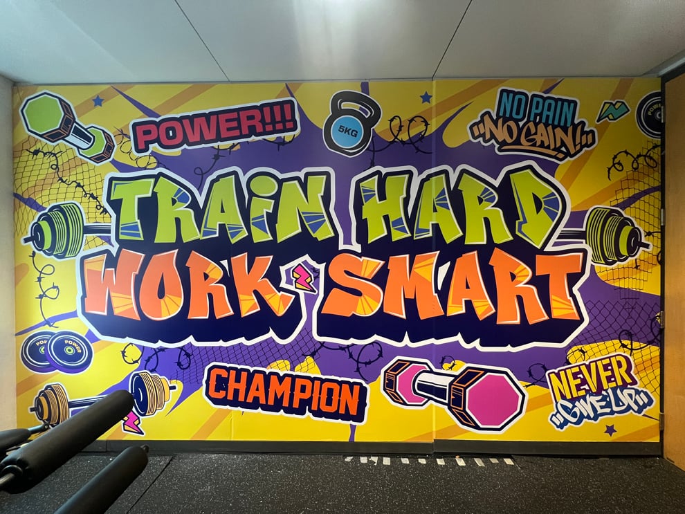 Custom sports facility signage and wall graphics in Greensboro, NC