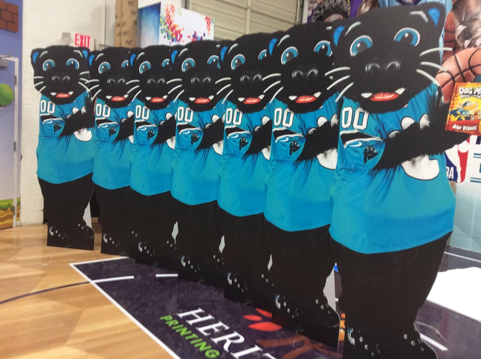 Professional sports signage and branding displays in Greensboro, NC
