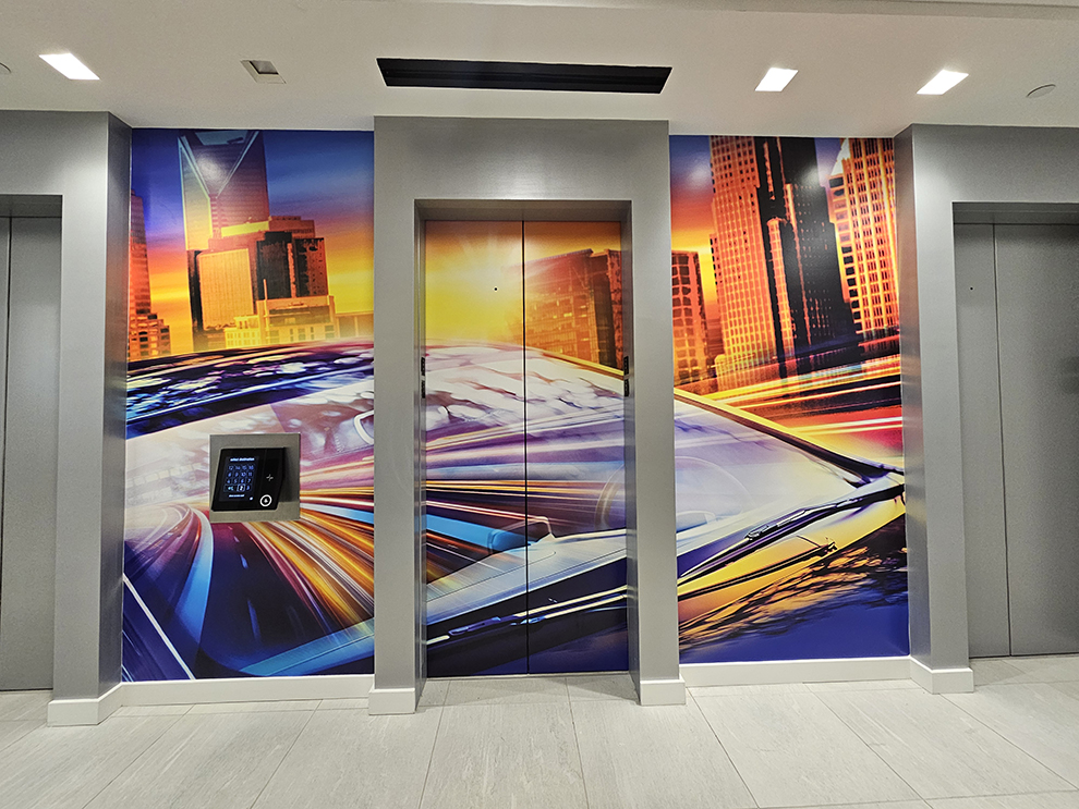 Elevator Wraps in Orlando, FL